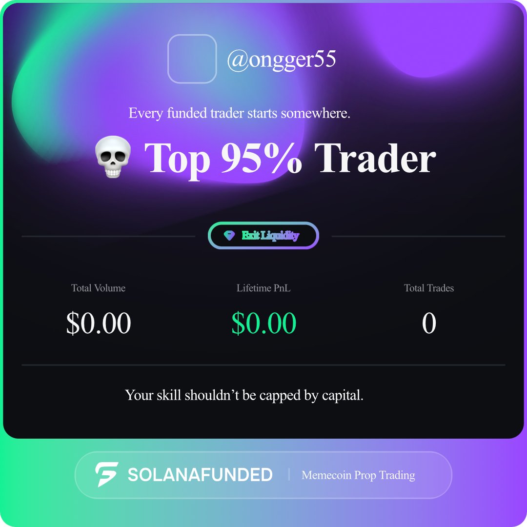 I’m outperforming others, how about you?

Check here → solanafunded.com/ref/ongger55 #Solana #Memecoins #Trading #Crypto