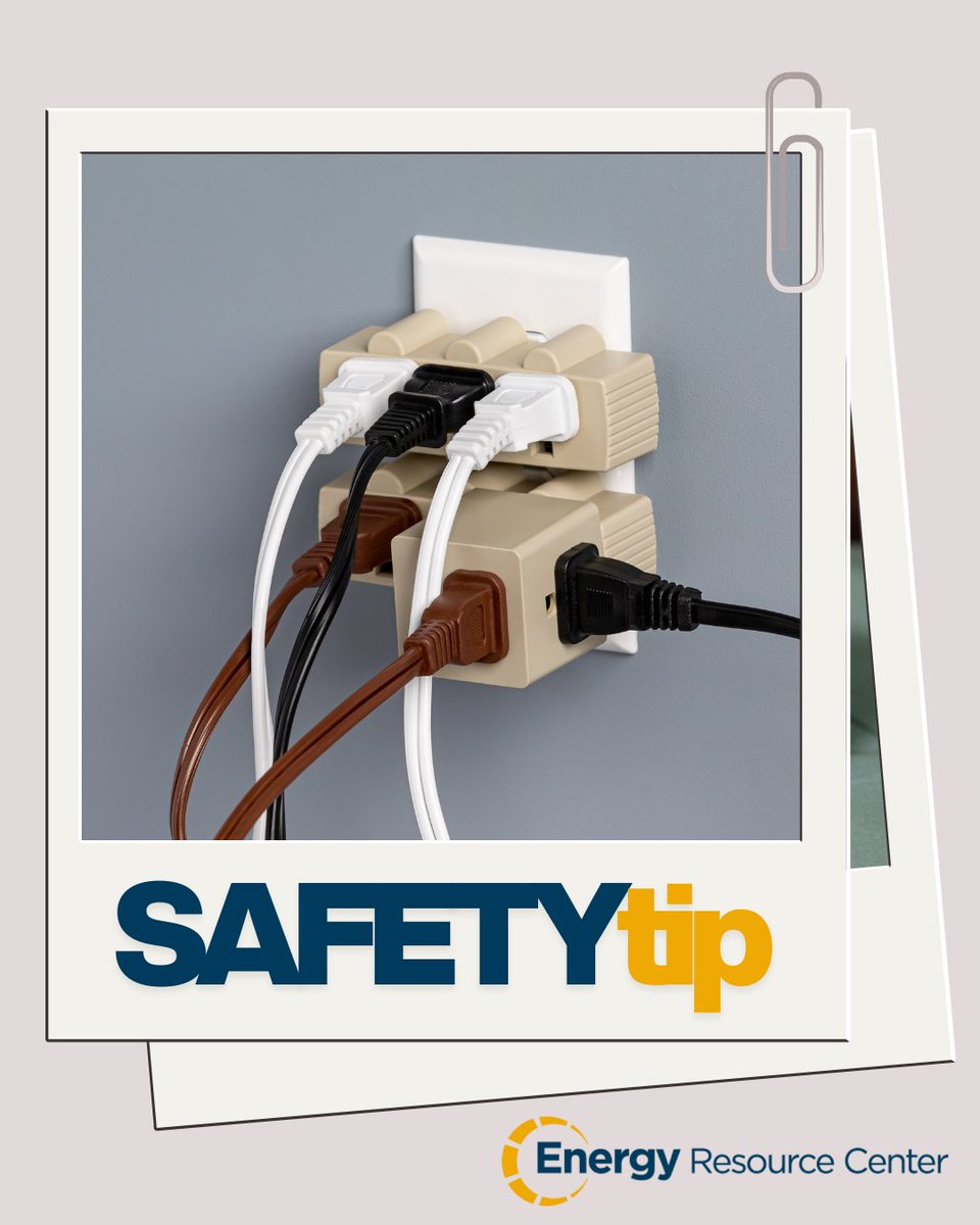 ⚡ Safety Tip: Electrical Overload Prevention
Avoid plugging multiple high-watt appliances into one outlet or power strip.
Stay safe by:
Using separate outlets, choosing a surge protector, and plugging large appliances directly into the wall.
Small steps make a big difference!
