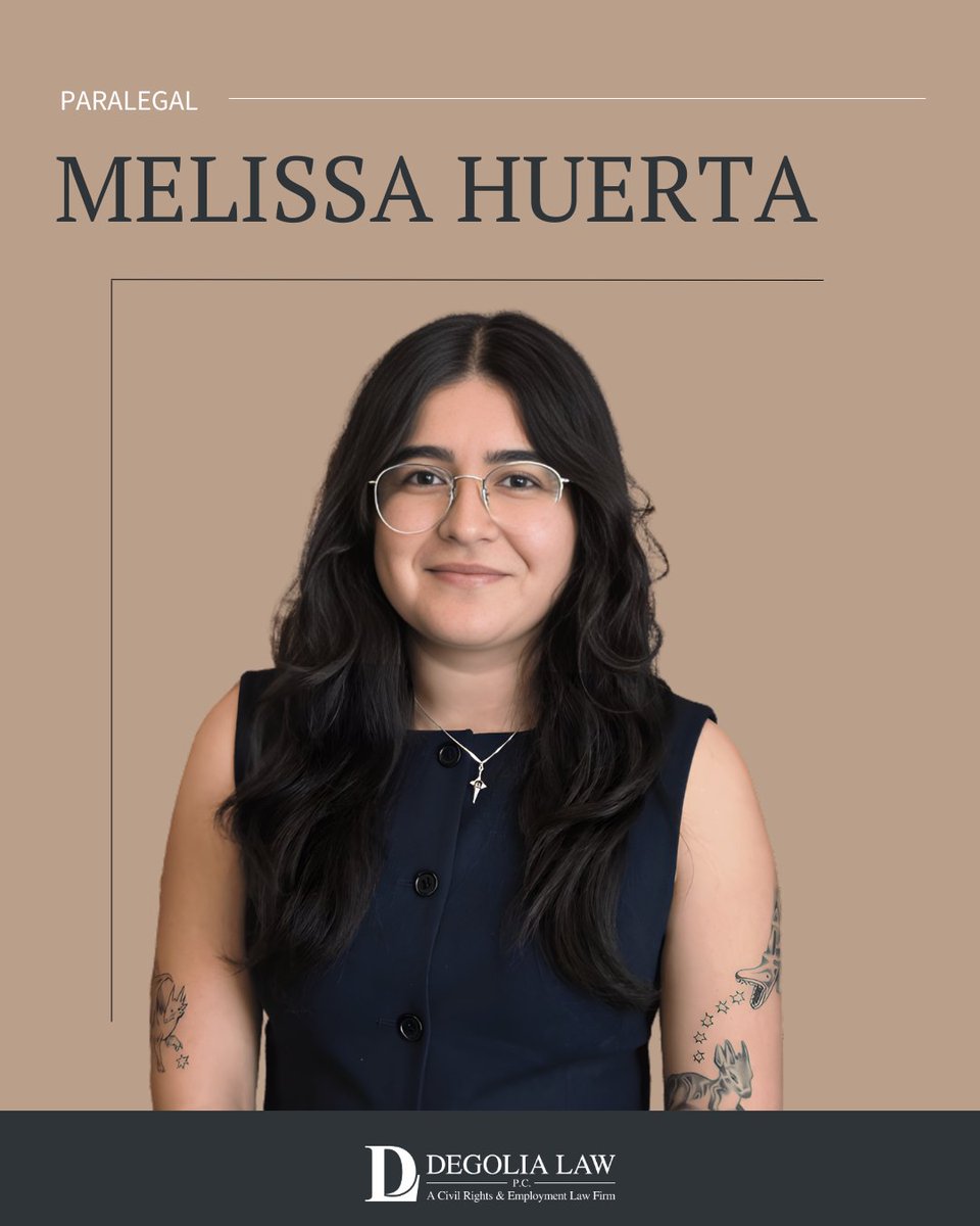 DeGoliaLawPC's tweet image. Meet Melissa Huerta, a dedicated advocate at DeGolia Law. Her passion for justice drives her to help clients overcome challenges and find solutions. Learn more about her work today!
#MeetTheTeam #JusticeWithHeart

bit.ly/4p4ePQB