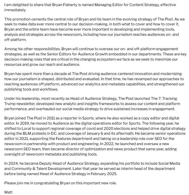 Washington Post Communications tweet media