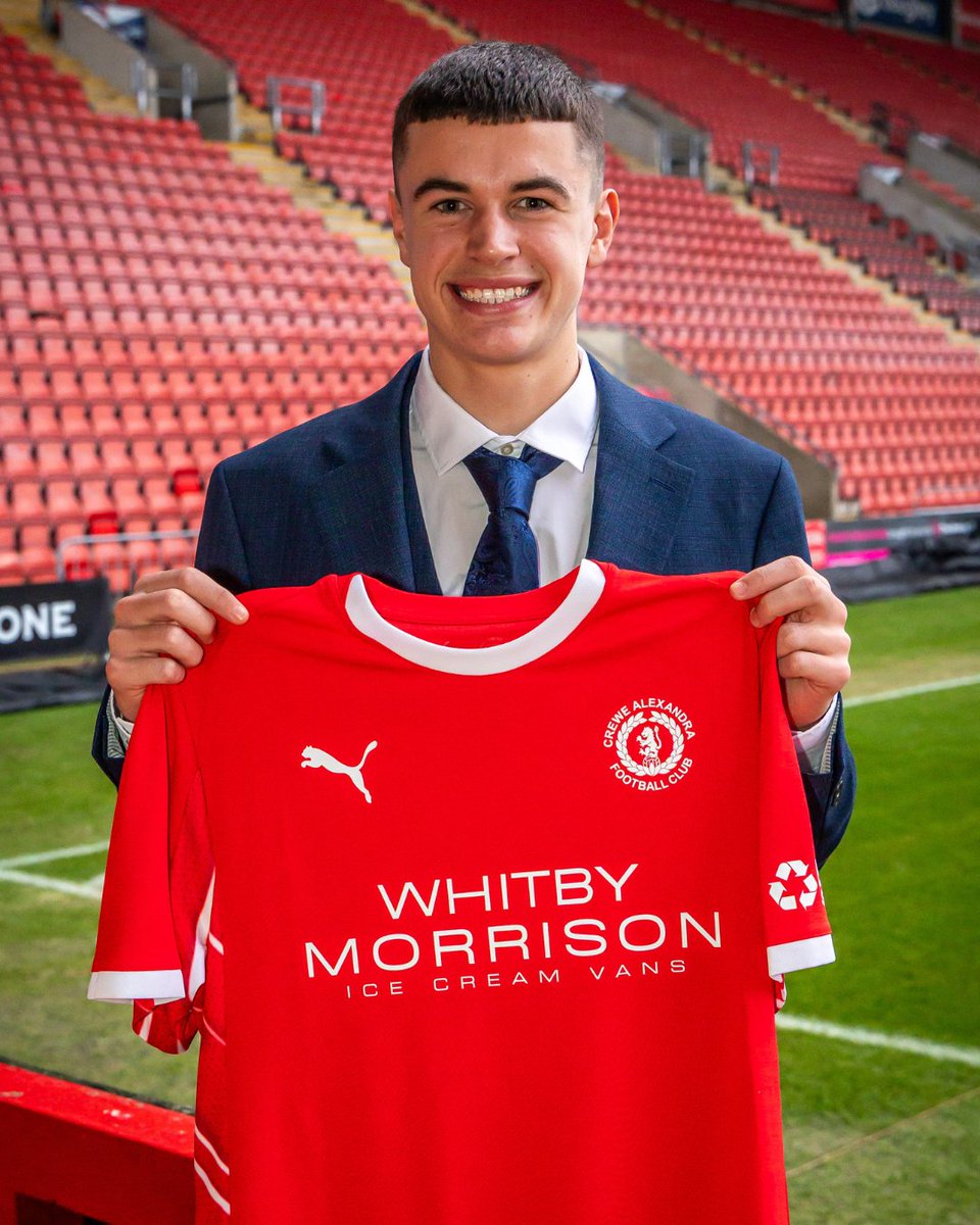 crewealexfc's tweet photo. Crewe Alexandra are pleased to announce the signing of defender Morgan Laws-Randall on scholarship terms ✍️

Welcome, Morgan! 🚂

🔗 https://t.co/LubQ3rFA9i

#CreweAlex https://t.co/SiQyCLH57n