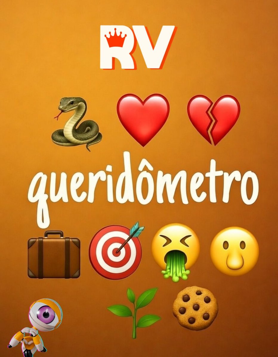 RealitysVip's tweet photo. 🚨 QUERIDÔMETRO - 21/01 (quarta) 🚨
👤 SOL VEGA
⬅️ RECEBIDOS:
❤️ 10
🍪 1 - Marcelo
🐍 1 - Solange Couto
🎯 1 - Juliano
💔 1 - Edilson
💼 4 - Brigido, Milena, Jonas e Paulo Augusto
🪴 1 - Babu
🤮 1 - Ana Paula
🤥 1 - Samira
➡️ DISTRIBUÍDOS:
❤️ 14
🐍 3 - Ana Paula, Edilson e Juliano
💔 3 - Maxiane, Chaiany e Solange Couto
🤥 1 - Babu
#BBB26
