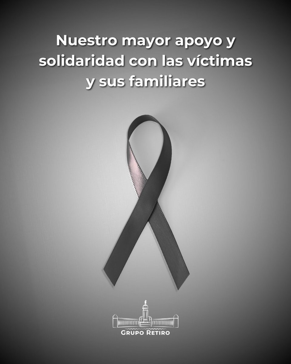 Desde Grupo Retiro queremos mandar nuestro sincero apoyo a las víctimas y familiares de los accidentes ferroviarios ocurridos en los últimos días.

También, queremos solidarizarnos con los cuerpos de emergencias, salvamento y con los innumerables voluntarios por su gran labor.
🖤