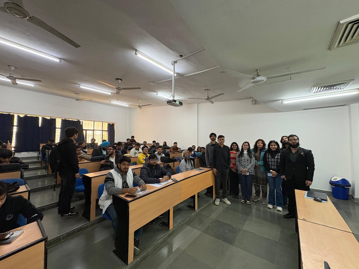 CalmConnectApp's tweet photo. Yesterday, we conducted a workshop on Digital Innovation in Student Mental Health at Amity University, Noida.

At CalmConnect, we believe student mental health is not a feature to be deployed — it is an institutional responsibility.

MantalHealthAwareness https://t.co/y65PqiGNTN