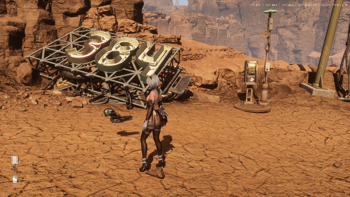 ステラブレードをDLSS4.5で起動したら4K270fps出た。テレビが4K120fpsだから意味がないけど…