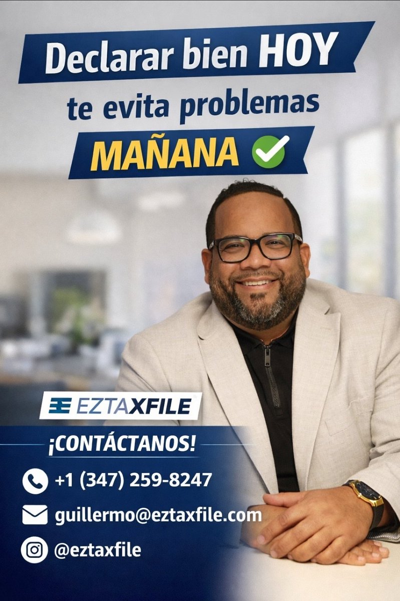 GuillermoManon's tweet photo. EZTAX https://t.co/8yYfveRZkw