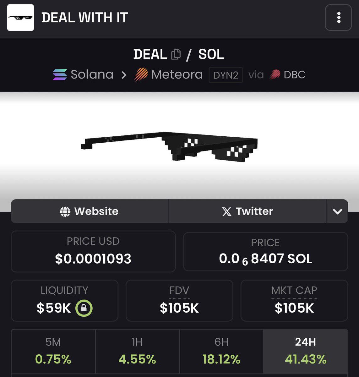 It takes 1 <a href="/ryder_ripps/">RYDER RIPPS 🪨</a> post and this will absolutely send 

<a href="/dealwithitmeme/">DEAL WITH IT 🕶️</a> $deal 

Bookmark this