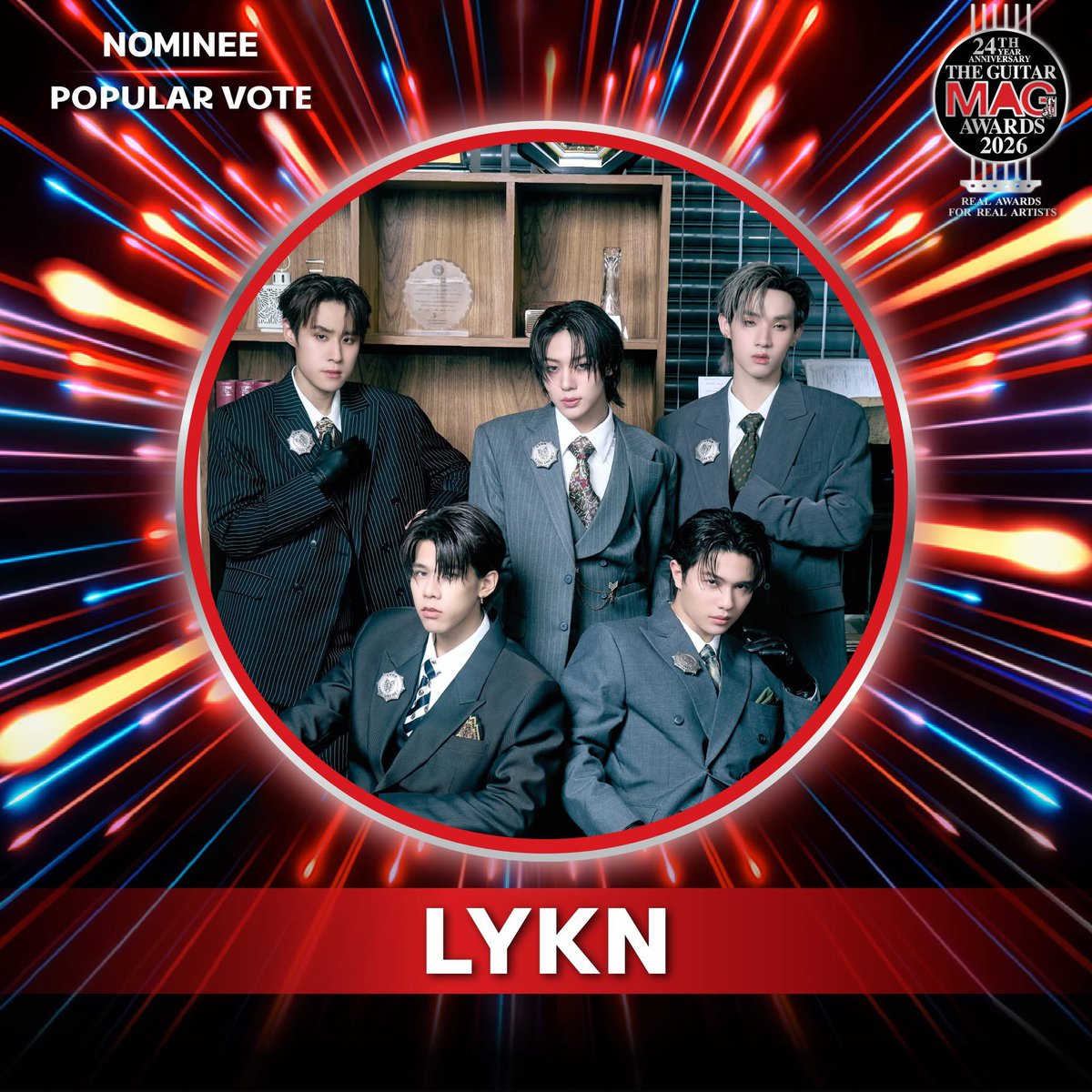 ForWilliamjkp's tweet image. ขอเชิญชวน #LYKYOU ทุกคนร่วมโหวต #TheGuitarMagAwards2026 ให้กับ #LYKN ในสาขา
🏆 Best Boy Group Of The Year
🏆 Popular Vote

⏰ ปิดโหวต 10 ก.พ 2569 (23.59 น.)
โดยสามารถโหวตผ่านทาง Line : @theguitarmag
- สแกน QR Code เพื่อเข้าสู่ Line Official ของ The Guitar Mag  
- เข้าหน้า…