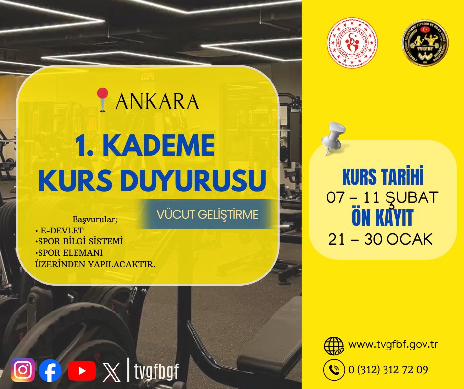 Vücut Geliştirme Fitness ve Bilek Güreşi Fed. tweet media