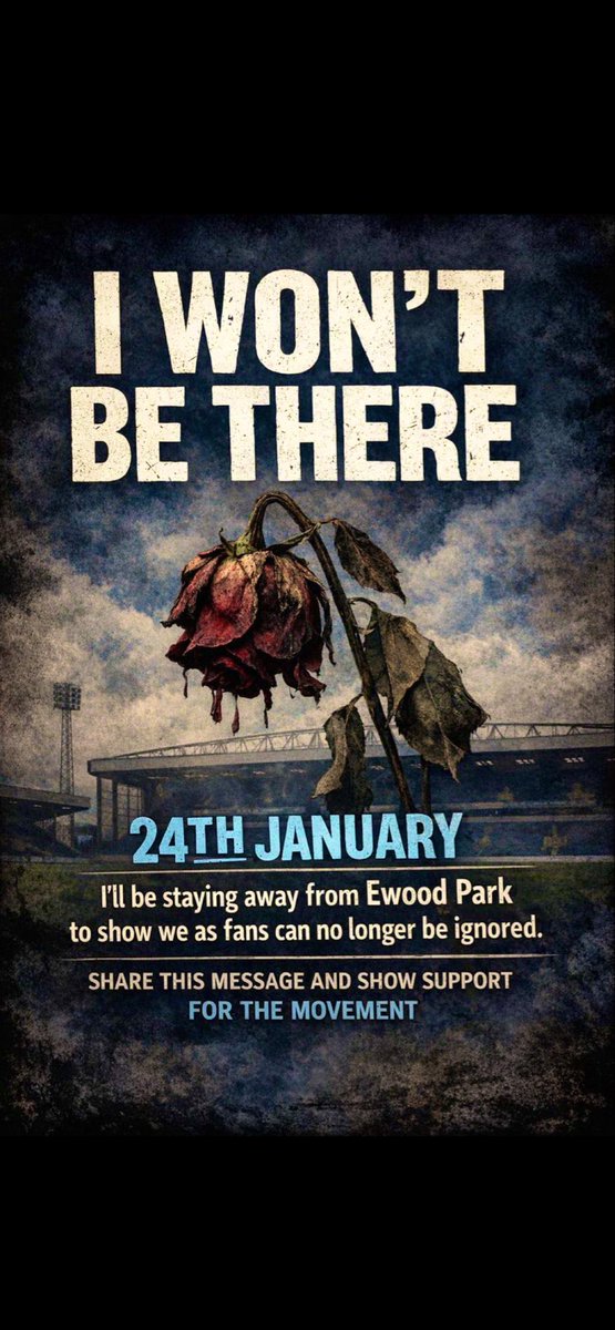 johnrobinson07's tweet image. 3 generations of season ticket holders will not be attending Ewood on Saturday. This isn’t about not supporting the club or its players. This is about change and wanting a better run club for the future generations of Rovers fans. @Rovers @BRFCCoalition