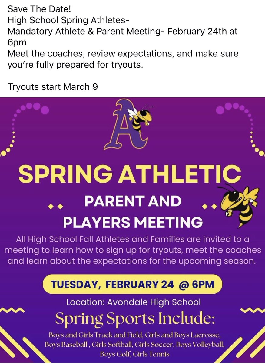 Avondale Baseball tweet media