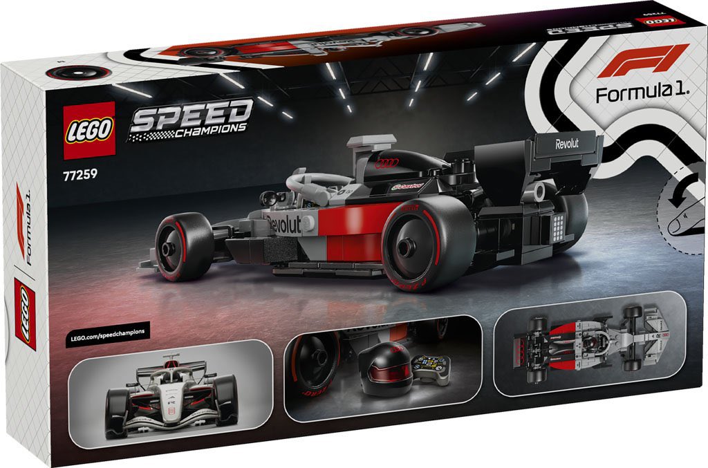 InsideAudiF1's tweet photo. 🚨 LEGO has unveiled its upcoming set featuring the Audi R26 F1 car, the 2026 challenger recreated in brick form.

Coming on March 1, 2026, it will be available through the official LEGO store. https://t.co/hMBdrCT9JT