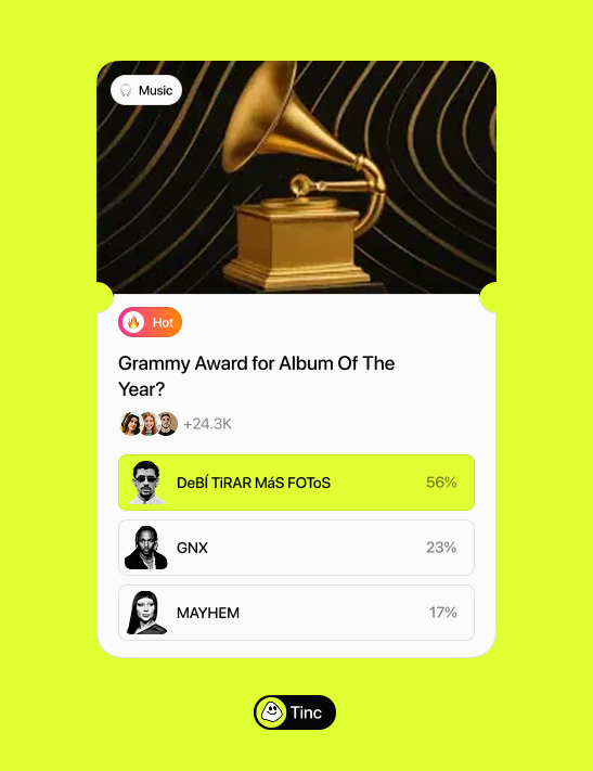 Tinc - Follow your instinct tweet media