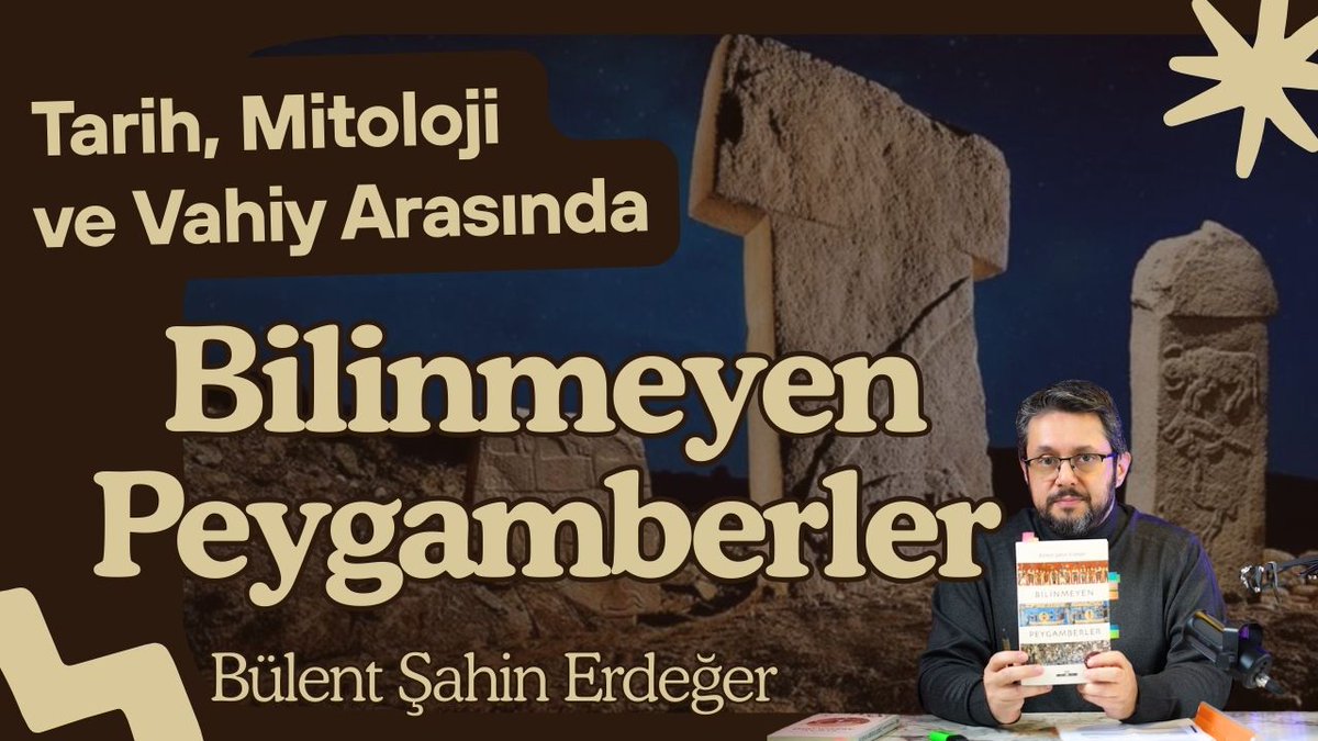 Bilinmeyen Peygamberler | Tarih, Mitoloji ve Vahiy Arasında Bir Okuma (<a href="/BulentSahin114/">Bülent Şahin Erdeğer 🏴 Tevhîd-Adalet-Özgürlük</a> )

Modern insanın zihninde neredeyse kopmuş görünen vahiy, arkeoloji ve mitoloji arasındaki bağı irdeleyen önemli bir kitap hakkında konuştuk.
İzlemek için: youtu.be/dpJm8qK8egE