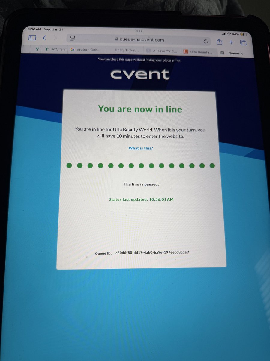 thassdeijah's tweet image. Ulta Beauty World !!! What is this . I’ve been on this website for over an hour and when my dots are finally all filled it says Line paused ?!?!?!
