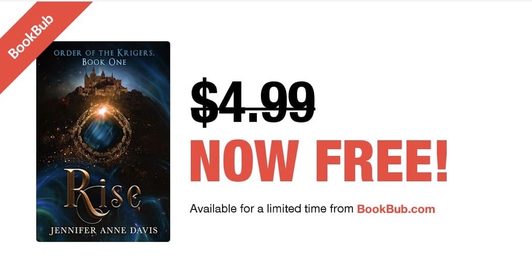 AuthorJennifer's tweet photo. I’m thrilled that RISE Order of the Krigers, Bk 1, is featured on BookBub today! It’s a dark YA romantasy book. 

https://t.co/fBtbjXtX9V

#yafantasy #freebooks #yafantasybooks #freebook #romantasy https://t.co/AU1DUWVQ9v