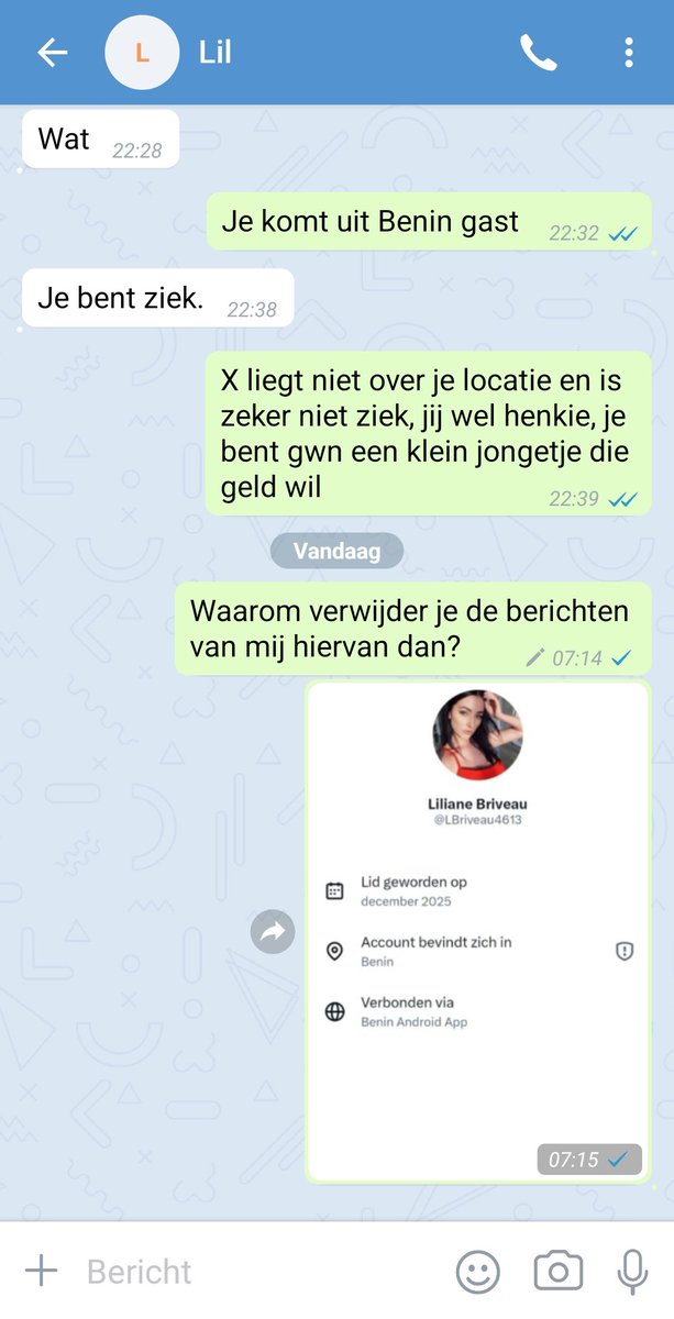 Assmack1972's tweet photo. @LBriveau4613 Beetje erg fake, en als je er wat van zegt, blokkeert dit account je. Henkie wordt dan boos, hahaha https://t.co/bA7vQlBGpv