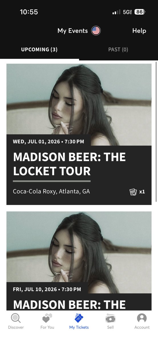 EnjoyTheSBS's tweet photo. seeing madison three times this tour! including being part of her headlining a sold out MSG just like her father predicted when she first got started in music! madison i love you so much and can’t wait to see you! @madisonbeerhq https://t.co/YQWjBbKrWD