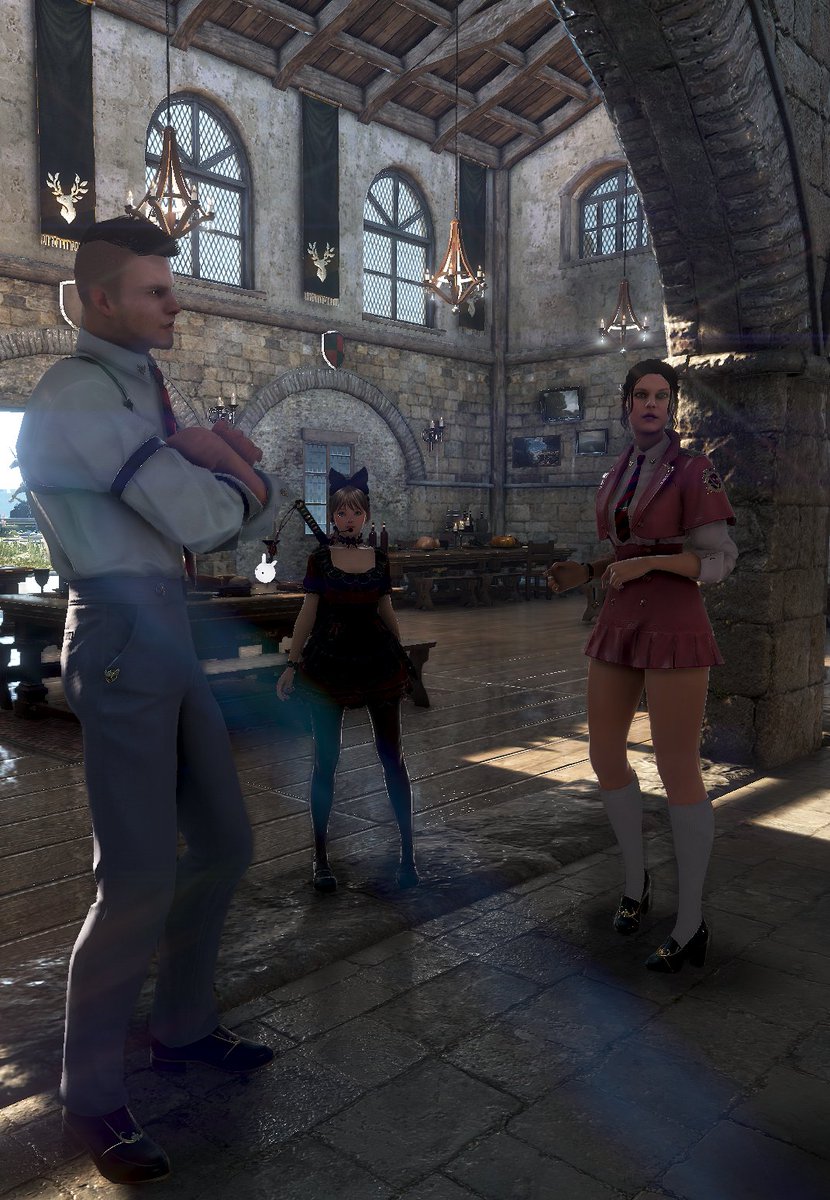 geum_su_lang's tweet image. #검은사막 #黒い砂漠 #BlackDesert 10년이 넘은 게임이면 npc 외형도 좀 신경 써야 하지 않을까 싶어요. 지나가는 npc 라고 해도 옛날 npc의 머리만 떼서 헤어를 고쳐 다른 몸통에 붙여 복붙하는 건... 좀 너무합니다. 
퀄리티가 낮은건 참을 수 있지만 무성의한 건 아니에요.