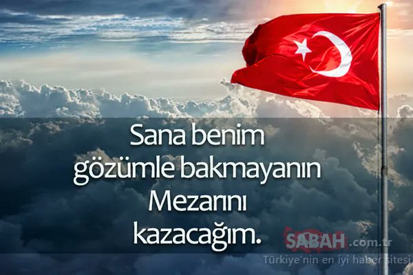 Atam_1920's tweet photo. Sana benim gözümle bakmayanın
Mezarını kazacağım.
Seni selamlamadan uçan kuşun
Yuvasını bozacağım https://t.co/T2mO3cFjO5