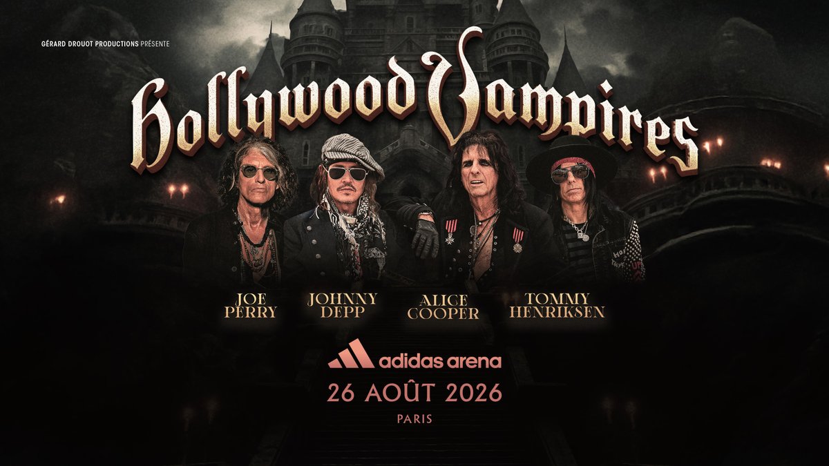 GDP's tweet image. OUVERTURE PREVENTE - The @hollywoodvamps feront escale à Paris le 26 août à l'@adidasarena pour un concert événement, dans le cadre de leur tournée estivale européenne.
🎟️ Les meilleures places disponibles dès maintenant sur GDP.fr
Formé en 2015, le supergroupe…