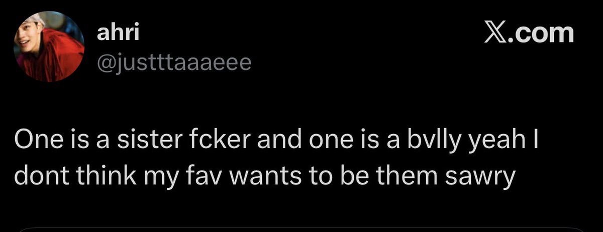 ⚠️Report &amp; Block
⚠️신고&amp;차단 해주세요

Tw // incest 

@/justttaaaeee
🔗account url: x.com/justttaaaeee

❌Do NOT engage with any accounts we report 
✅Report &amp; Block