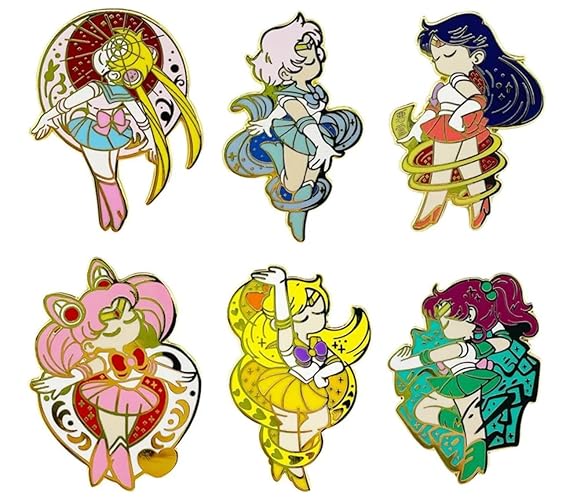 I just received Sailor Moon Lapel Pins, Anime Brooches and Pins, Set of 6, Features Sailor Moon, Mercury, Mars, Jupiter, Venus and Chibi Moon, Girly Fashion Accessories from Anonymous via Throne. Thank you! throne.com/chomichanvt #Wishlist #Throne