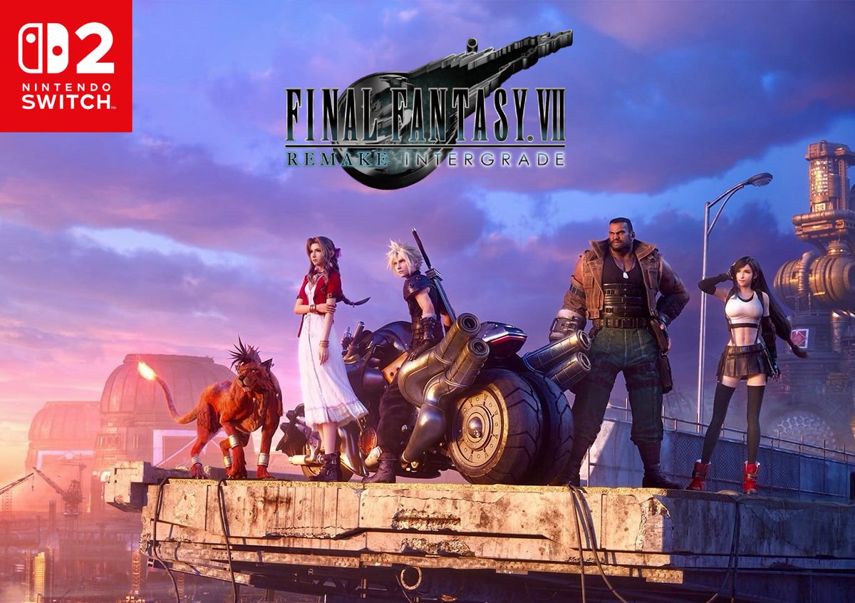 ActualAero's tweet image. Final Fantasy VII Remake releases on Nintendo Switch 2 tomorrow and I want more people to experience one of the best games of all time so I’m giving away a code for it!

To Enter:

✅ Follow me
❤️ Like + Retweet this
💬 Reply why you want it

I’ll DM the winner Sunday, good luck!