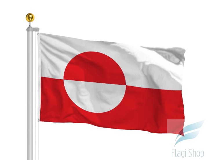 Trump pomylił dziś kilka razy Grenlandię z Islandią. Mając na uwadze fakt, że to jest flaga Grenlandii, nie możemy spać spokojnie.