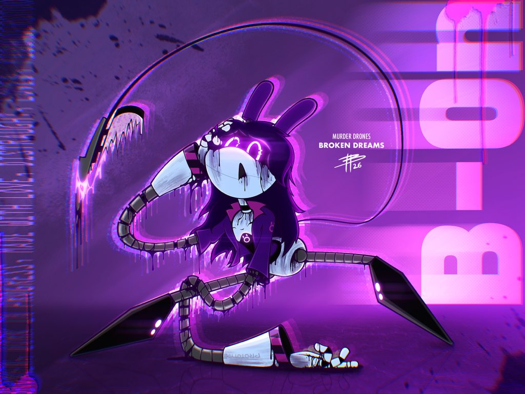 Broken Robo-girl based on that killing robots show.
(This is a sona based on MD)
#murderdrones #oc