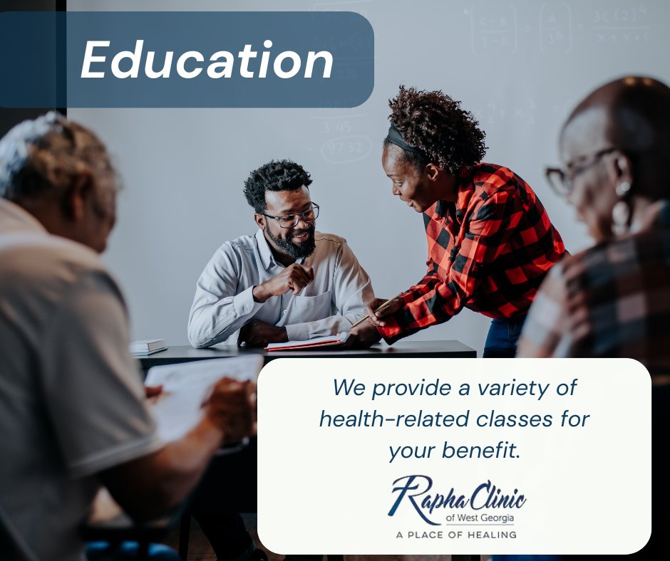 Healthcare isn’t just treatment — it’s empowerment. Rapha Clinic offers education and lifestyle classes to help patients manage chronic conditions, build healthy habits, and grow in whole-person wellness.

#RaphaClinic #HealthEducation #WholePersonCare