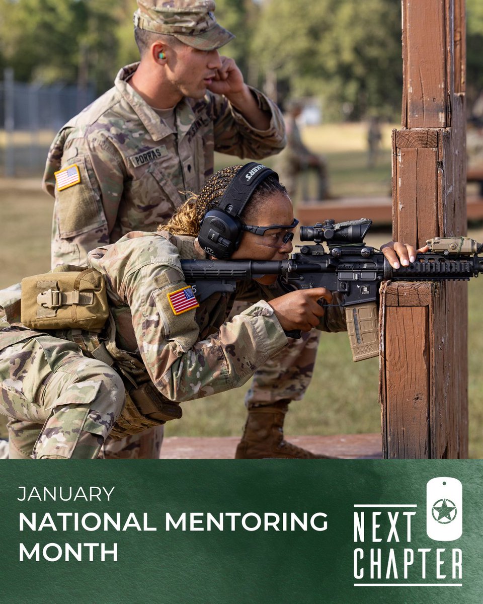 NextChapterColo's tweet image. January is National Mentoring Month. Strong mentorship provides Veterans the support and direction needed as they transition into new missions beyond service. 

The appearance of U.S. Department of War (DoW) visual information does not imply or constitute DoW endorsement.