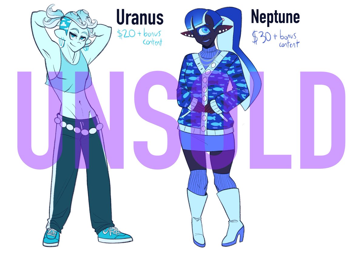 Splatoon planet adopts! Contact me if you’re interested :D