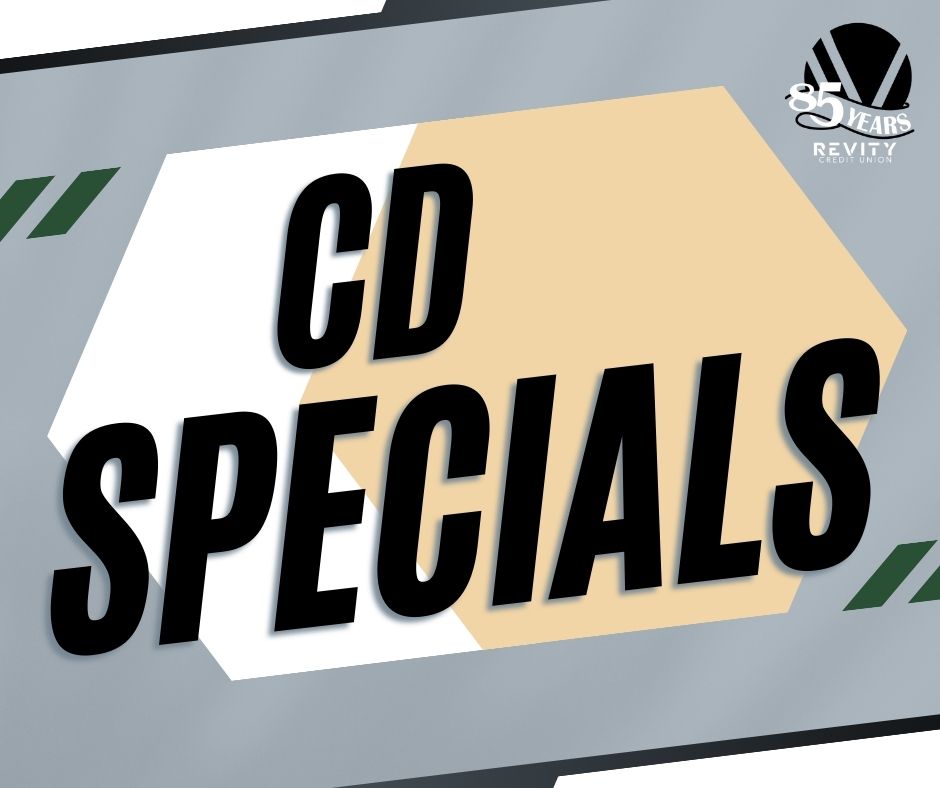 Revity_CU's tweet image. Limited Time Offer! 🌟
7-Month at 3.85% APY*
11-Month at 3.50% APY**

Visit RevityCU.com to get started today!