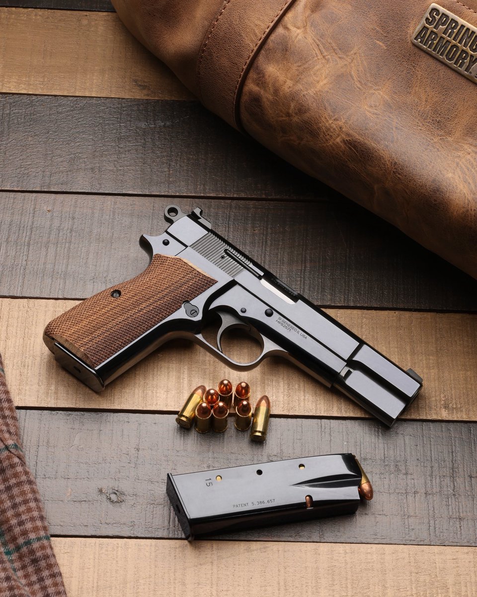 The rebirth of an icon: Introducing the new SA-35 9mm Polished Blued pistol.

An elegant update to the classic P-35, pairing polished blued steel and walnut grips with modern upgrades and a 15-round capacity.

All forged steel, built for today’s shooters while honoring the