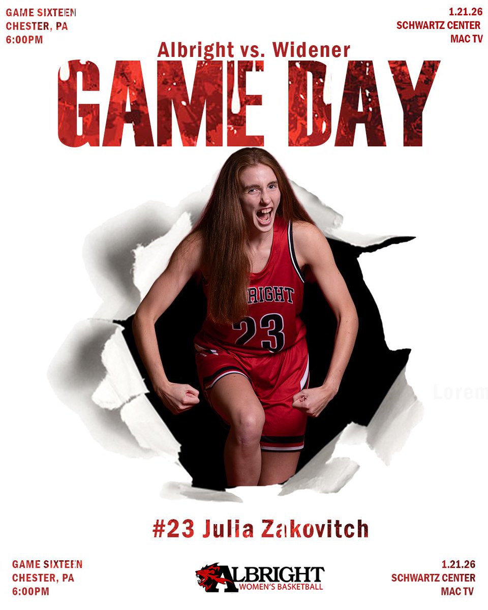 Albright WBB tweet media