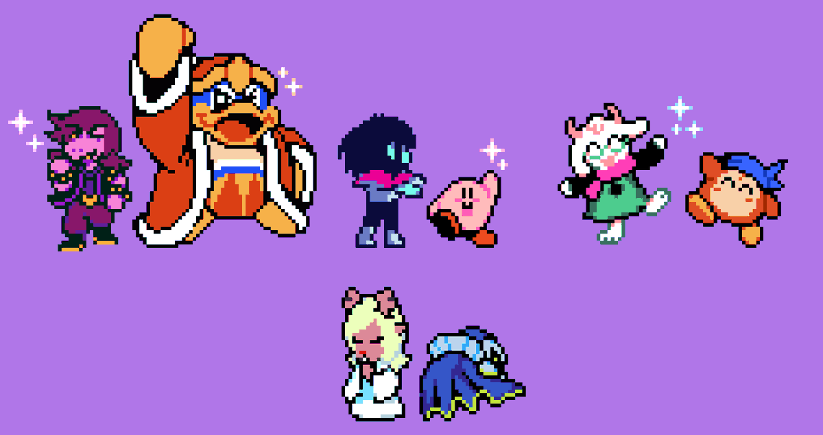 deltarune: stars of the dark
updated the kirby ow sprites slightly