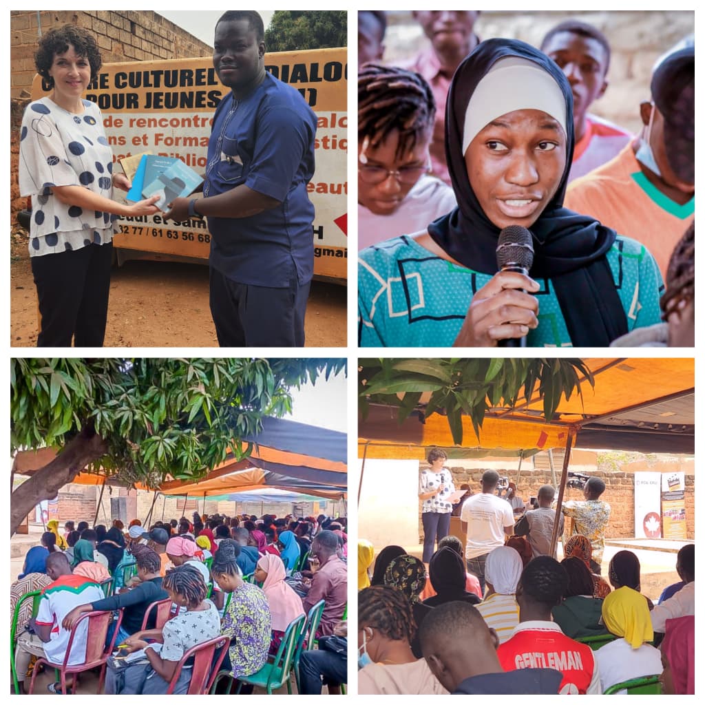 CanEmbBFA's tweet image. #CanadaAmbassadorInSya
A proud participation in #Semfilms’ 48 hours for peace supported by the Canada Fund #CFLI
⚽ Girls’ football at Alpha Solidarité
🗣️ Conference #Peace #Youth
🎊 Cultural evening
Thank you all for the warm welcome 🔥 and commitment to #peace 🕊️