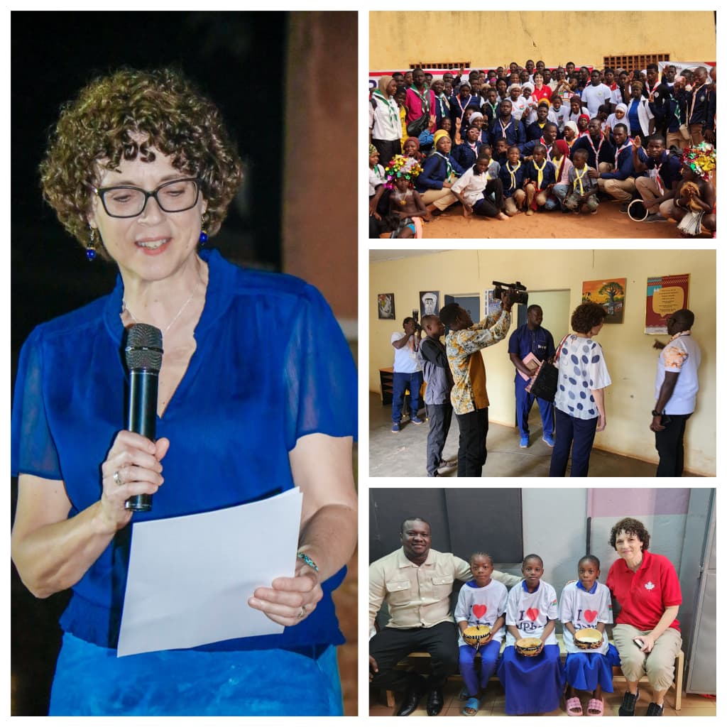 CanEmbBFA's tweet image. #CanadaAmbassadorInSya
A proud participation in #Semfilms’ 48 hours for peace supported by the Canada Fund #CFLI
⚽ Girls’ football at Alpha Solidarité
🗣️ Conference #Peace #Youth
🎊 Cultural evening
Thank you all for the warm welcome 🔥 and commitment to #peace 🕊️