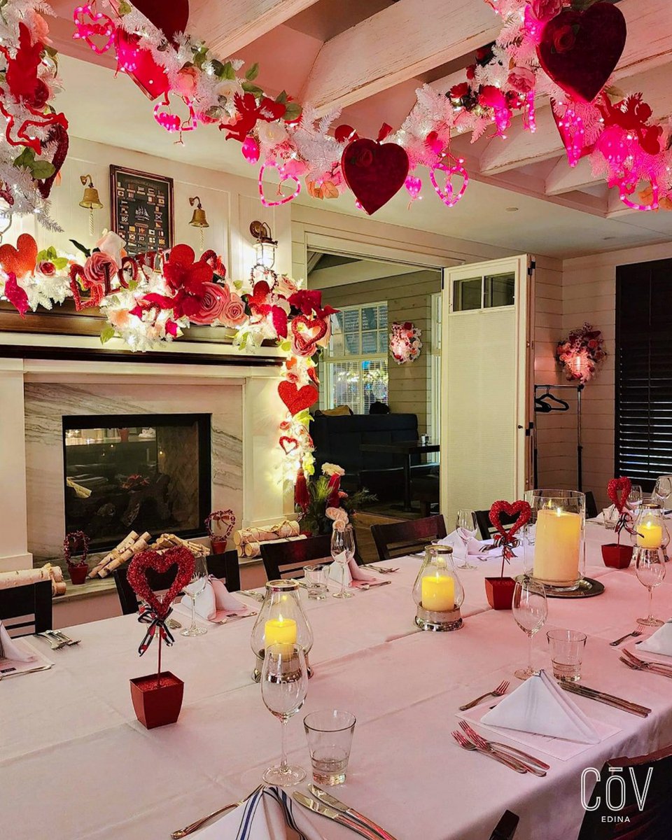 ❤️ Share the LOVE at CōV during your private dining event! Contact our team today to reserve the HARBOR ROOM at CōV Edina.

Follow the link for more information:
covedina.com/private-dining

📸 Kristin A.

#LifeAtTheCoV #privatedining #valentines