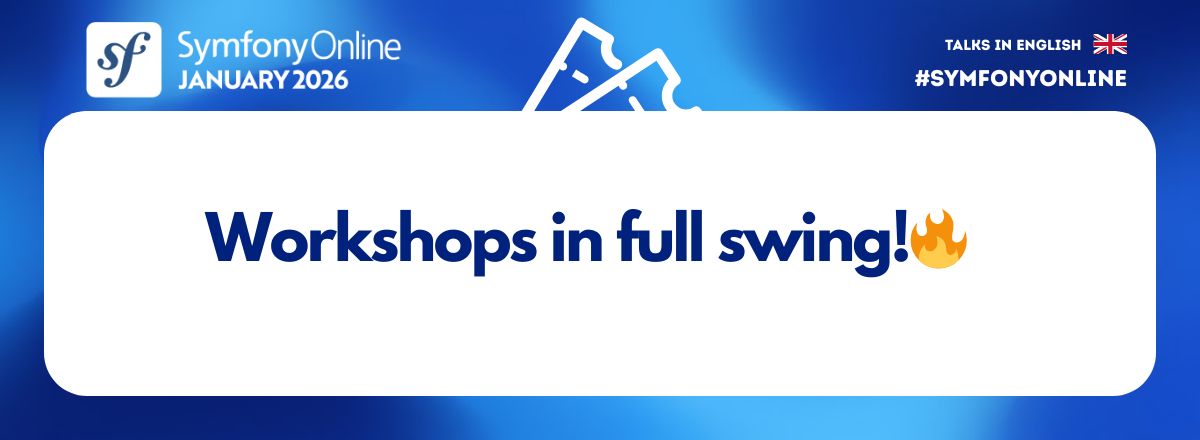 symfonycon's tweet image. 🔥 Day 2 of #workshops — and WOW!
The energy, the questions, the collaboration… you’ve been amazing! 💻✨

Thanks to all participants for making these workshop days so intense and inspiring 🙌

👀 Next up: Conference days start tomorrow!
Are you joining us for the talks? 🚀🌍