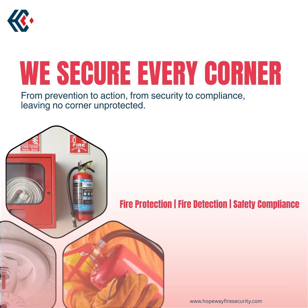 HopewaySafety's tweet image. توفر Hopeway حلولًا متكاملة للحماية من الحرائق، وأنظمة كشف الحريق، والامتثال لمتطلبات السلامة، بما يضمن حماية موثوقة للمشاريع التجارية والصناعية ومشاريع البنية التحتية.

Hopeway provides end-to-end fire protection, fire detection, and safety compliance solutions, ensuring