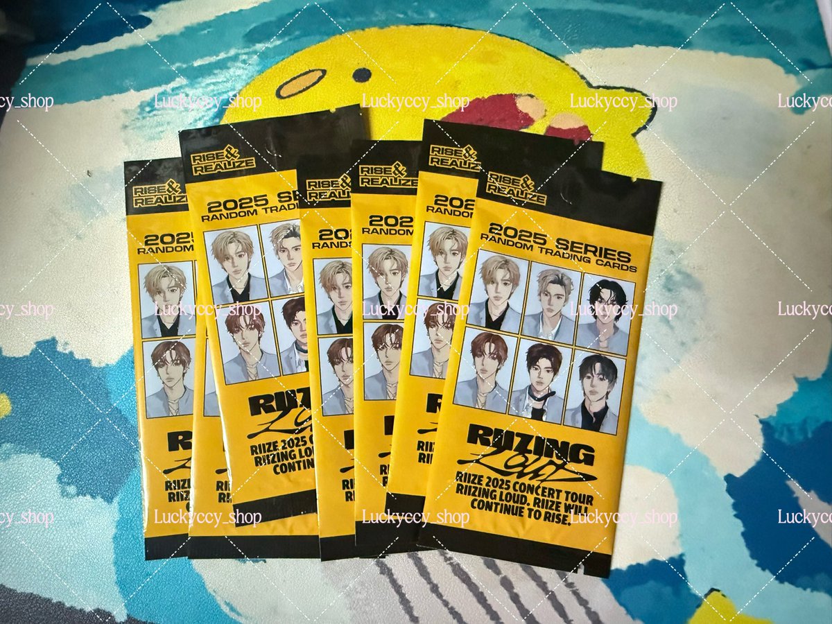luckyccy_shop's tweet photo. wts/ พร้อมส่ง‼️  ขายเท โล๊ะๆ

Trading card 2025 RIIZE CONCERT TOUR [RIIZING LOUD]

แบบไม่แกะ ซองละ 110฿  (เหมาหมดส่งฟรี)

📮Emsเหมาๆ 40฿  
💌 สนใจDm มาได้เลยค่ะ 

#ตลาดนัดRIIZE #ตลาดนัดน้องข้าว https://t.co/bLJqYEvWv1