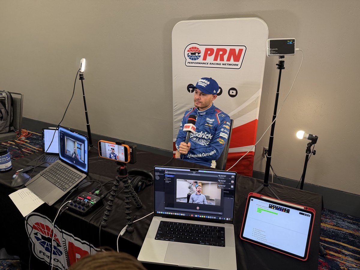 PRNlive's tweet image. Day ✌️ of #NASCAR Production Days is rolling along!