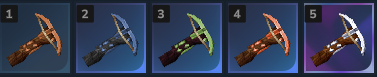 NeoTheJackal's tweet photo. Dipping my toes on some #Hytale modding too. For my first try, Crossbows for every ore tier! Each one with their own quirks and changes to make them different from each other.

The copper crossbow only has 4 ammo and shoots slower than the base crossbow, since it's weaker- https://t.co/EU724dOCAR