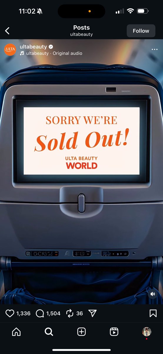 yocepotterhead's tweet photo. Yall it’s official… ulta beauty world is sold out https://t.co/KTekwA7bjb