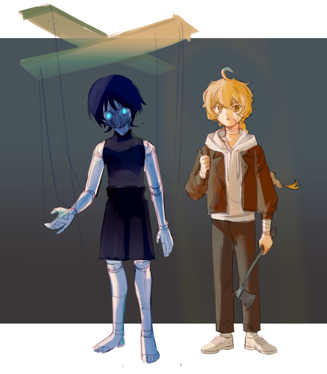 Hochi_kubi's tweet image. The idea : Sentient puppet and player
#scarather #Aether #wanderer