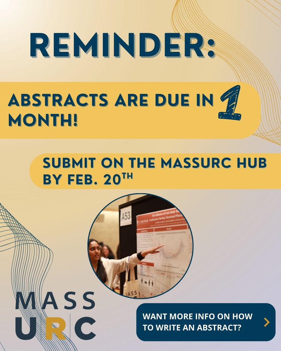 Massachusetts Undergraduate Research Conference tweet media