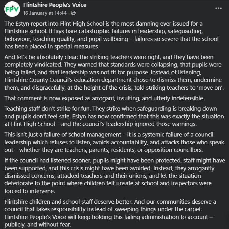 Flintshire People's Voice tweet media