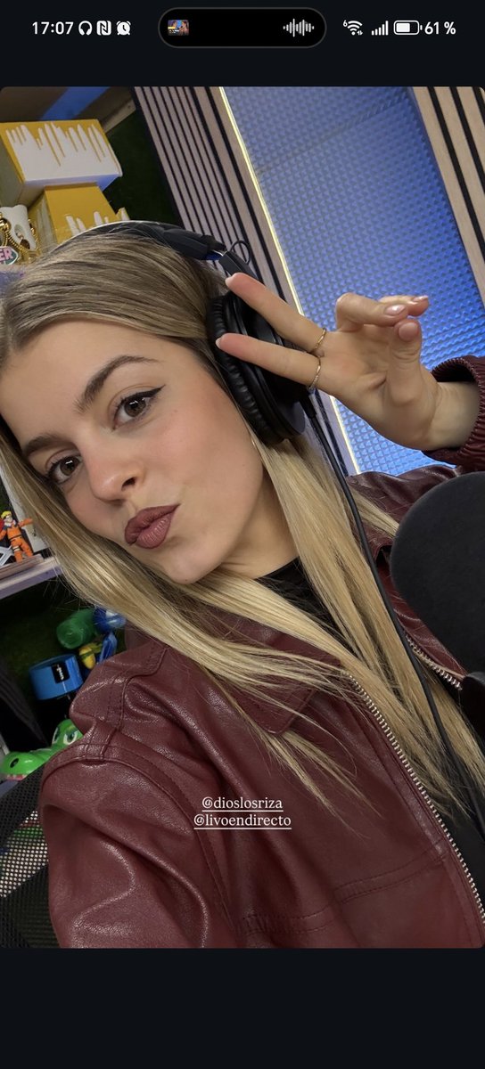 📱 || ¡Nerea vía Instagram Story!
Grabando podcast 😍